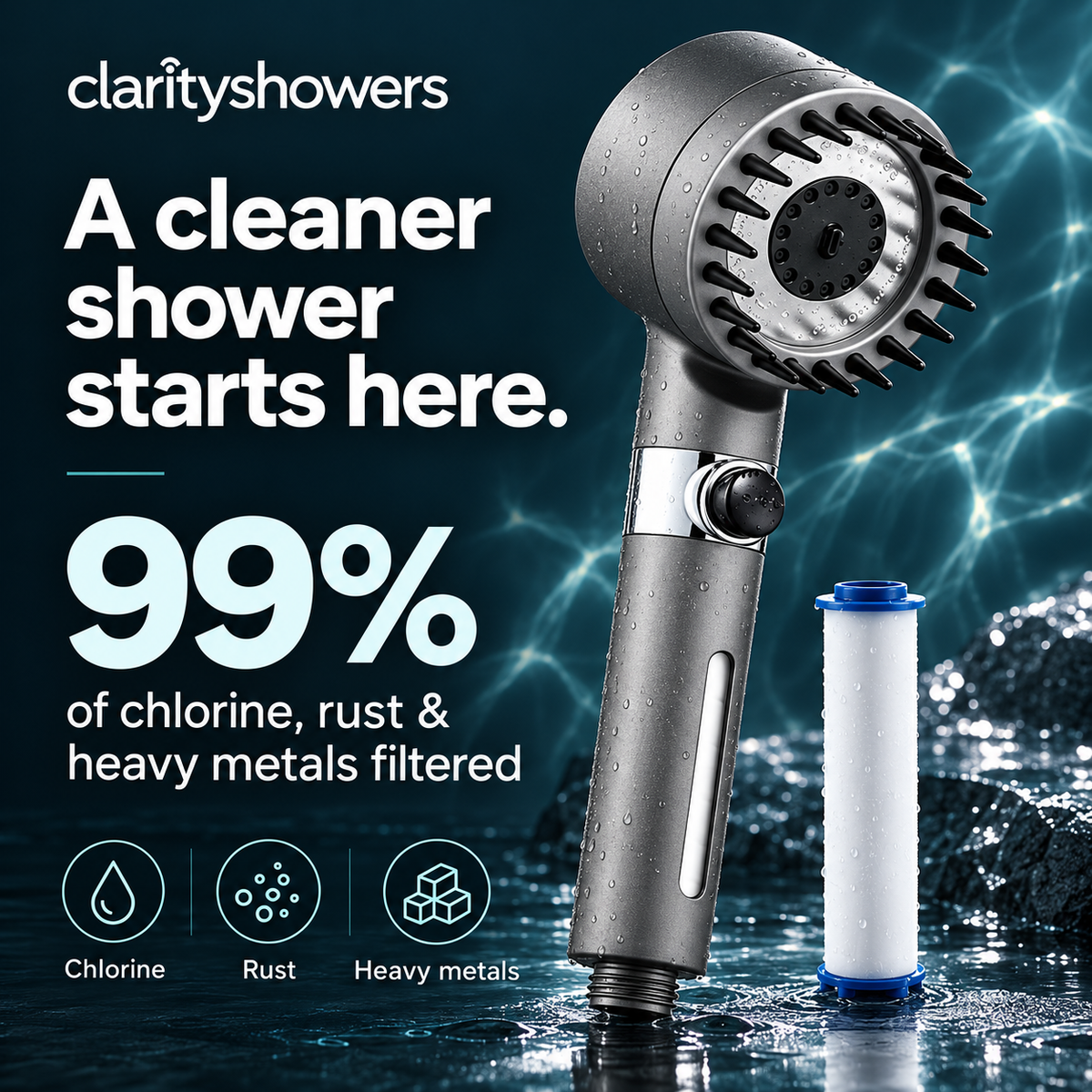 CLARITY FILTER SHOWERHEAD™